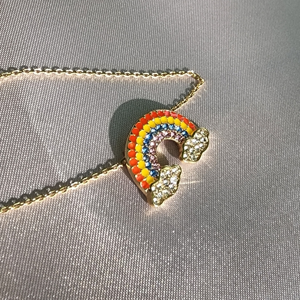Tory Burch authentic! Rainbow 🌈 necklace - Picture 2 of 8